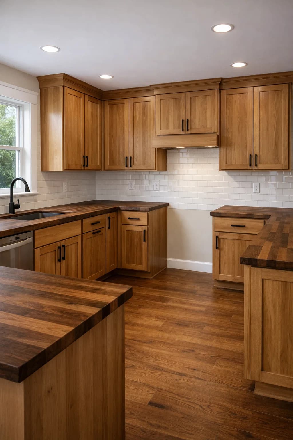 Custom Cabinets custom-built woodworking installation in Southeast Tennessee