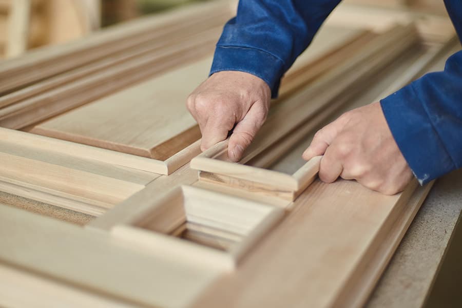 Finish Carpentry custom-built woodworking installation in Southeast Tennessee